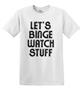 Epic Adult/Youth Binge Watch Cotton Graphic T-Shirts