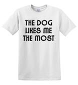 Epic Adult/Youth Dog Likes Me Cotton Graphic T-Shirts