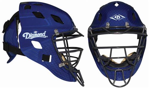 キャッチャーマスク 青 Diamond EDGE Diamond DCH-EDGE PRO Catcher's Helmet NOCSAE - Closeout | Epic Sports