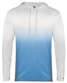 Badger Mens Ombre Hoodie 420500 COLUMBIA BLUE OMBRE Primary