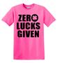 Epic Adult/Youth Zero Lucks Given Cotton Graphic T-Shirts