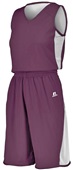 Russell Ladies Reversible Basketball Jersey Outside: MAROON, Inside: WHITE Primary