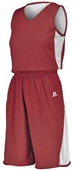 Russell Ladies Reversible Basketball Jersey Outside: CARDINAL, Inside: WHITE Primary