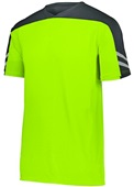Adult/ Youth 2-Color Game Soccer Jersey LIME/BLACK/WHITE Primary
