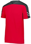 Youth 2-Color Game Soccer Jersey SCARLET/BLACK/WHITE Primary