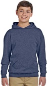 Jerzees Youth NuBlend Fleece Pullover Hood 996Y VIN HTR NAVY Primary