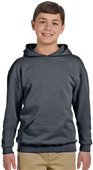Jerzees Youth NuBlend Fleece Pullover Hood 996Y CHARCOAL GREY Primary