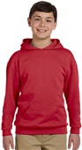 Jerzees Youth NuBlend Fleece Pullover Hood 996Y TRUE RED Primary