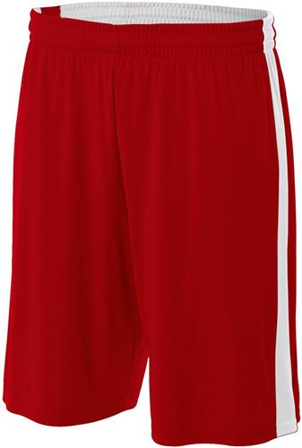 Outside: SCARLET/WHITE, Inside: WHITE/SCARLET