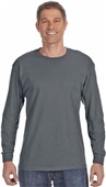 Jerzees Adult 5.6 oz. DRI-POWER ACTIVE LS Tee CHARCOAL GREY Primary