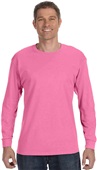 Jerzees Adult 5.6 oz. DRI-POWER ACTIVE LS Tee NEON PINK Primary