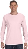 Jerzees Adult 5.6 oz. DRI-POWER ACTIVE LS Tee CLASSIC PINK Primary