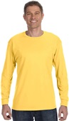 Jerzees Adult 5.6 oz. DRI-POWER ACTIVE LS Tee ISLAND YELLOW Primary
