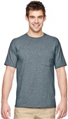 Jerzees Adult 5.6 oz. DRI-POWER ACTIVE SS Tee BLACK HEATHER Primary
