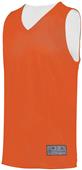 Augusta Adult/Youth Tricot Mesh Rev. Jersey 2.0 Outside: ORANGE, Inside: WHITE Primary