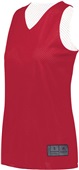 Augusta Ladies Tricot Mesh Reversible Jersey 2.0 Outside: SCARLET, Inside: WHITE Primary