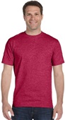 Hanes Unisex 6.1 oz., Beefy-T T-Shirt 5180 HEATHER RED Primary