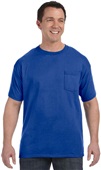 Hanes Mens 6.1 oz. Tagless Pocket Tee H5590