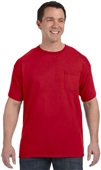 Hanes Mens 6.1 oz. Tagless Pocket Tee H5590