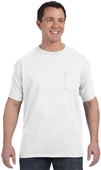 Hanes Mens 6.1 oz. Tagless Pocket Tee H5590