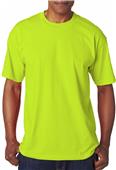 Bayside Mens 5.4 oz., 50/50 T-Shirt BA1701 LIME GREEN Primary