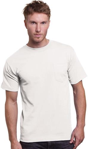 Bayside Adult 6.1 oz. Cotton Pocket T-Shirt BA3015. Decorated in seven days or less.