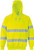 Portwest Adult Hi-Vis Hooded Sweatshirt B304