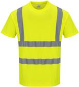 Portwest Mens Hi-Vis Cotton Comfort SS Tee S170