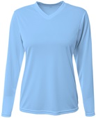 A4 Womens Sprint L/S Performance Tee