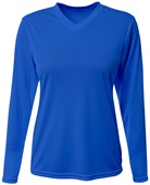 A4 Womens Sprint L/S Performance Tee