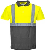 Portwest Mens Hi-Vis 2-Tone Polo Shirt S479