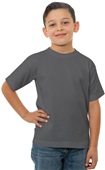 Bayside Youth 6.1 oz., 100 % Cotton T-Shirt BA4100 CHARCOAL Primary
