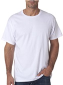 Bayside Adult Ring-Spun Jersey Tee BA5000 WHITE Primary