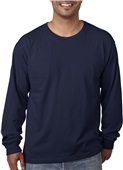 Bayside Adult Long-Sleeve T-Shirt BA5060 LIGHT NAVY Primary
