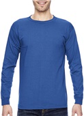 Bayside Adult 6.1 oz., 100% Cotton Long Sleeve Tee ROYAL Primary