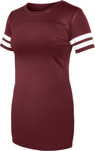 Burgundy Pink Champion Jersey E144493 Champion Women/Girls Showdown Jersey  Dress