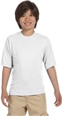 Jerzees Youth Dri-Power Sport T-Shirt WHITE Primary