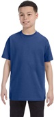 Jerzees Youth Dri-Power Active T-Shirt 29B VINTAGE HTH BLUE Primary