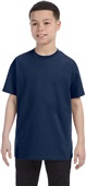 Jerzees Youth Dri-Power Active T-Shirt 29B VINTAGE HTH NAVY Primary
