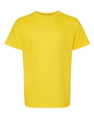 Hanes Adult Youth Comfortsoft Cotton T-Shirt ATHLETIC YELLLOW Primary