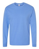 Hanes Mens 5.2 oz. Comfortsoft Cotton LS T-Shirt CAROLINA BLUE Primary