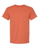 Jerzees Adult 5.2 oz., Premium Blend Ring-Spun Tee 560MR VIN HTHR ORANGE Primary