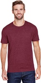 Jerzees Adult 5.2 oz., Premium Blend Ring-Spun Tee 560MR MAROON HEATHER Primary