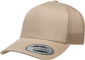 Yupoong Adult 5-Panel Retro Trucker Cap 6506 KHAKI Primary