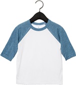 Bella+Canvas Toddler 3/4 Sleeve Baseball Tee 3200T