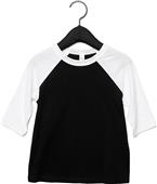 Bella+Canvas Toddler 3/4 Sleeve Baseball Tee 3200T