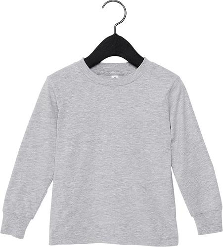 Bella+Canvas Toddler Jersey Long Sleeve Tee ATHLETIC HEATHER 
