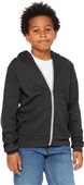 Bella+Canvas Youth Sponge Full-Zip Hoodie