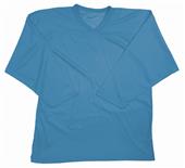 Martin Polyester V-Neck Hockey Goalie Jerseys COLUMBIA BLUE Primary