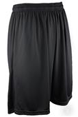 6.75" to 7.5" Inseam Adult & Youth "No Pocket" Black Sports/ Soccer Shorts